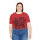 Saved by His Grace Unisex Jersey Short Sleeve Tee