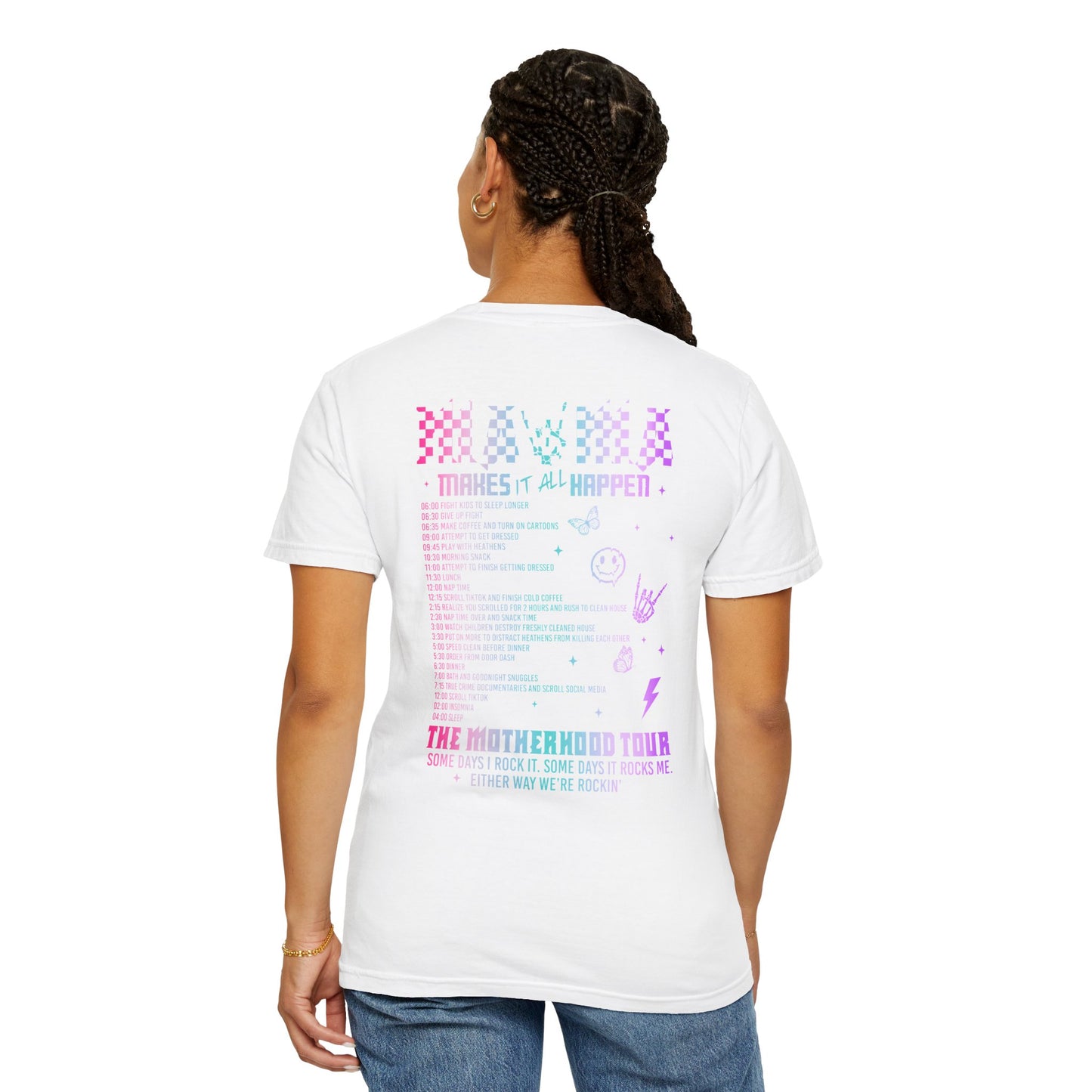 Mama World Tour Unisex Garment-Dyed T-shirt