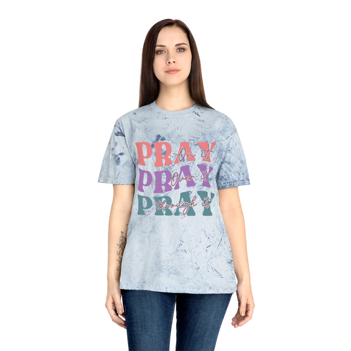 Pray x 3 Unisex Color Blast T-Shirt