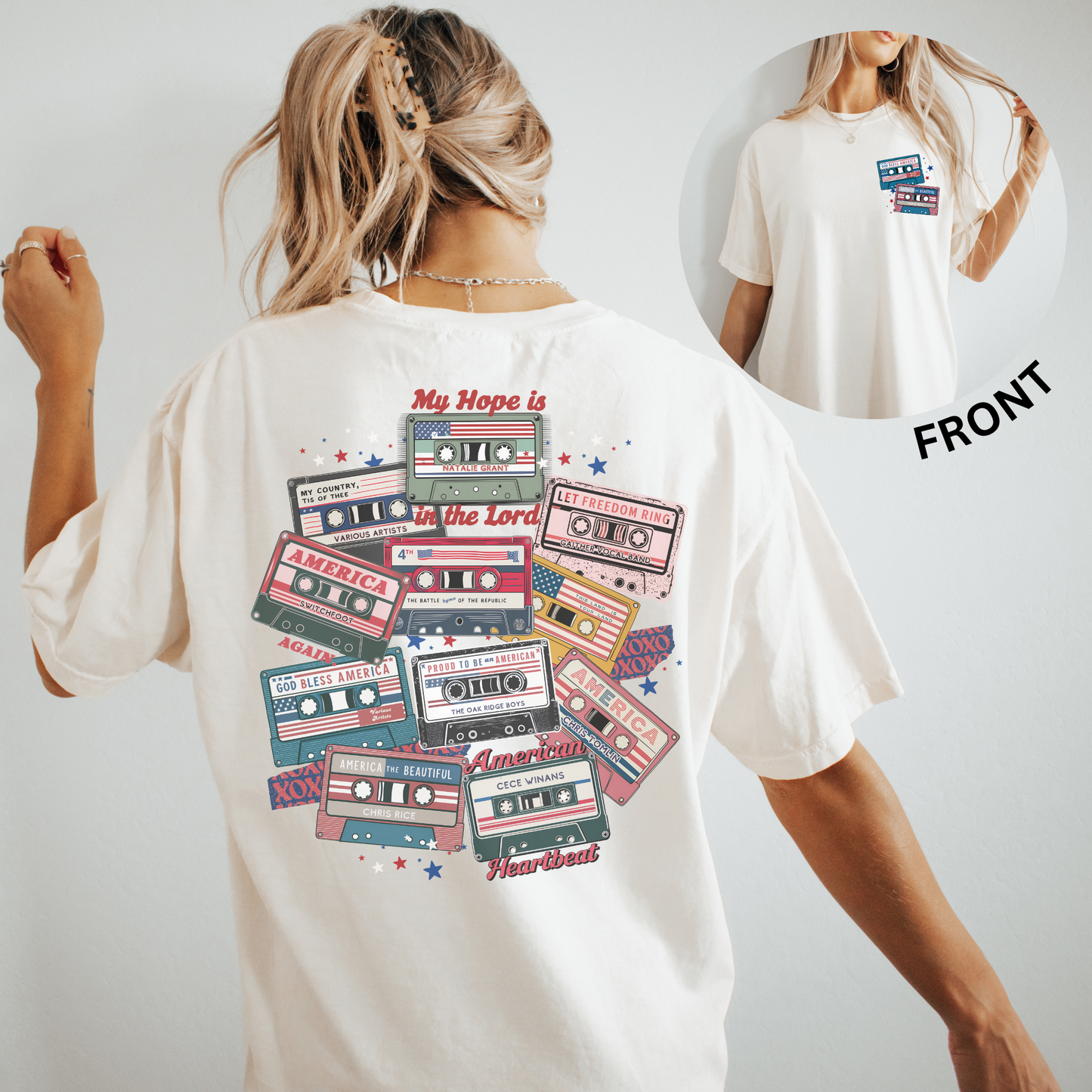 American Heartbeat Unisex Garment-Dyed T-shirt