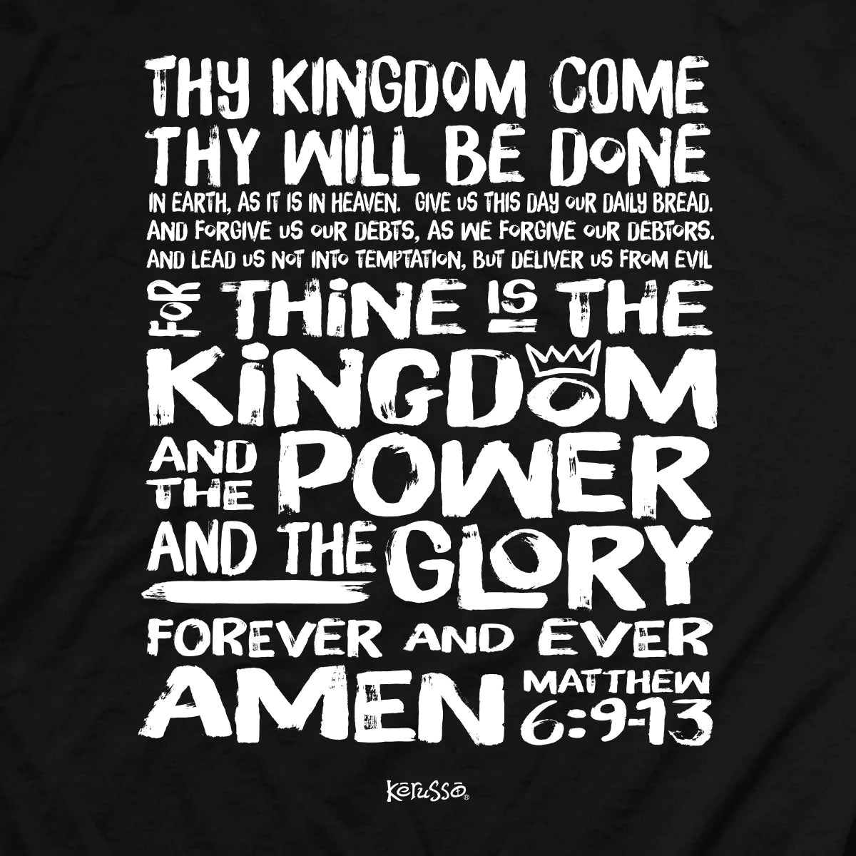 Christian T-Shirt Lord's Prayer