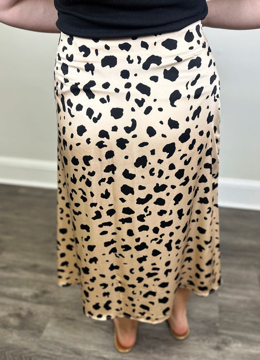 Lenora Leopard Skirt