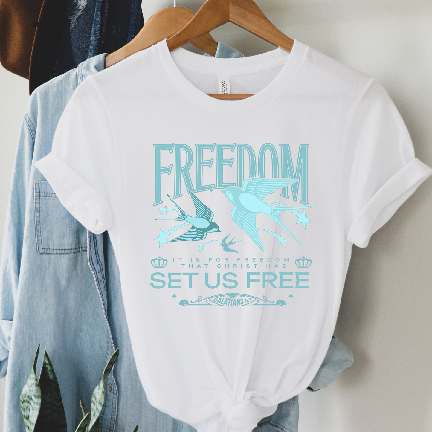 FREEDOM White tee