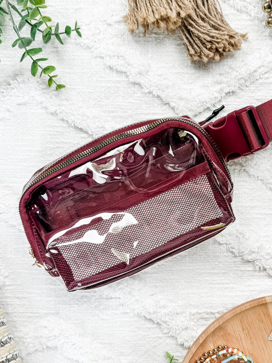 IN STOCK Clear Bag - Wine