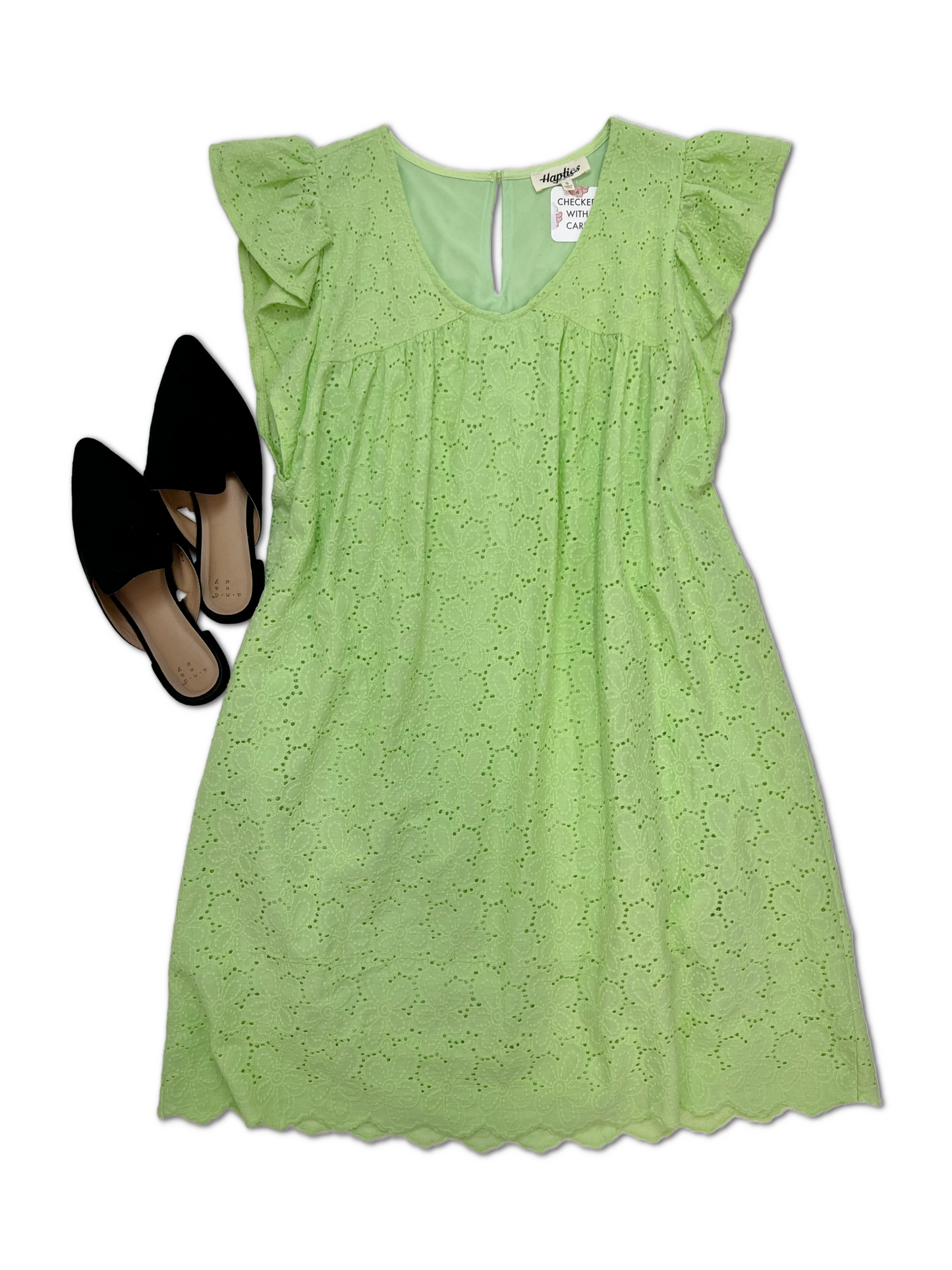 Neon Lights - Eyelet Dress