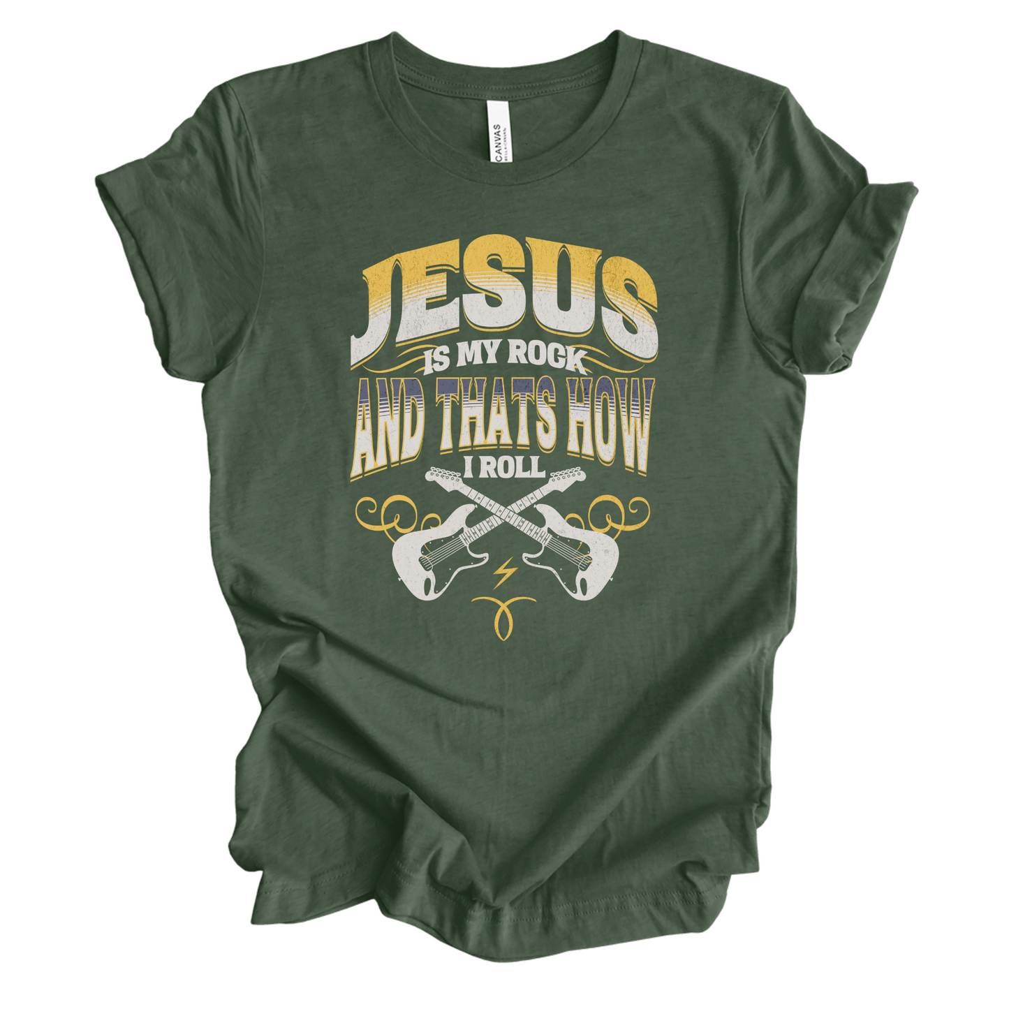 Jesus is my rock and that’s how I roll tee