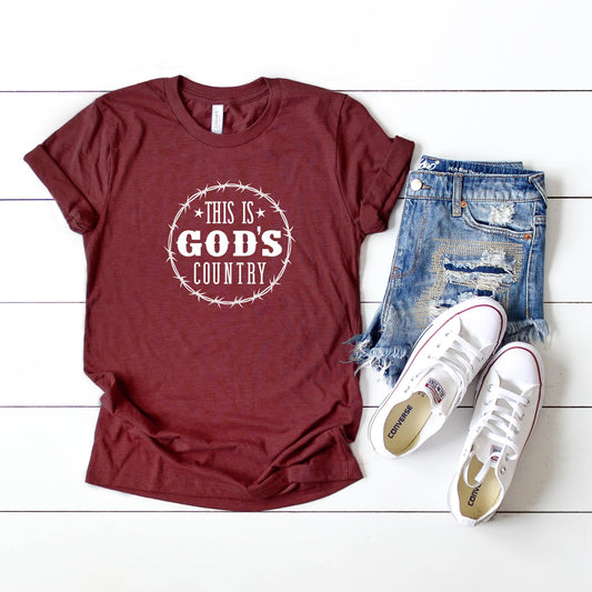 This is God's Country | Short Sleeve Crew Neck