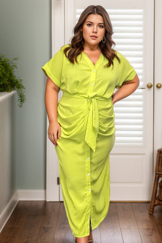 Turning Heads - Sour Lime Dress