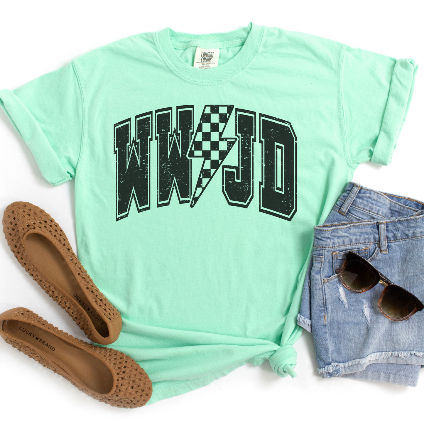 WWJD Unisex Garment-Dyed T-shirt