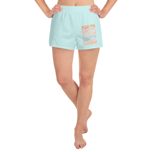 You're Fearfully & Wonderfully Made Women’s Recycled Athletic Shorts