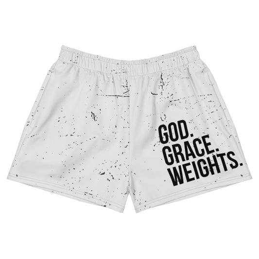God Grace Weights Women’s Recycled Athletic Shorts
