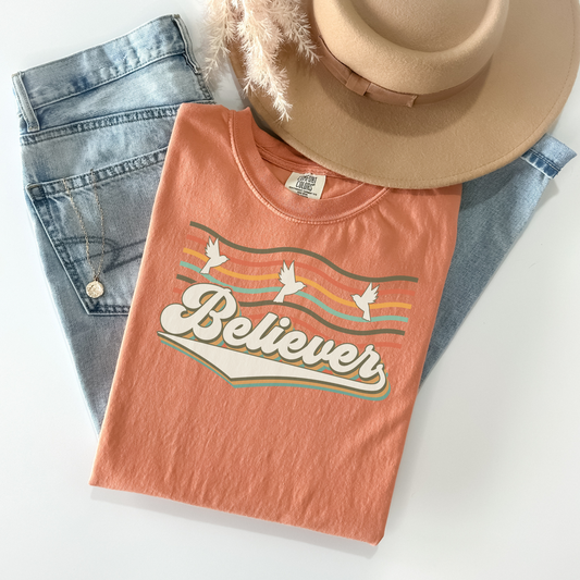 Believer Unisex Garment-Dyed T-shirt