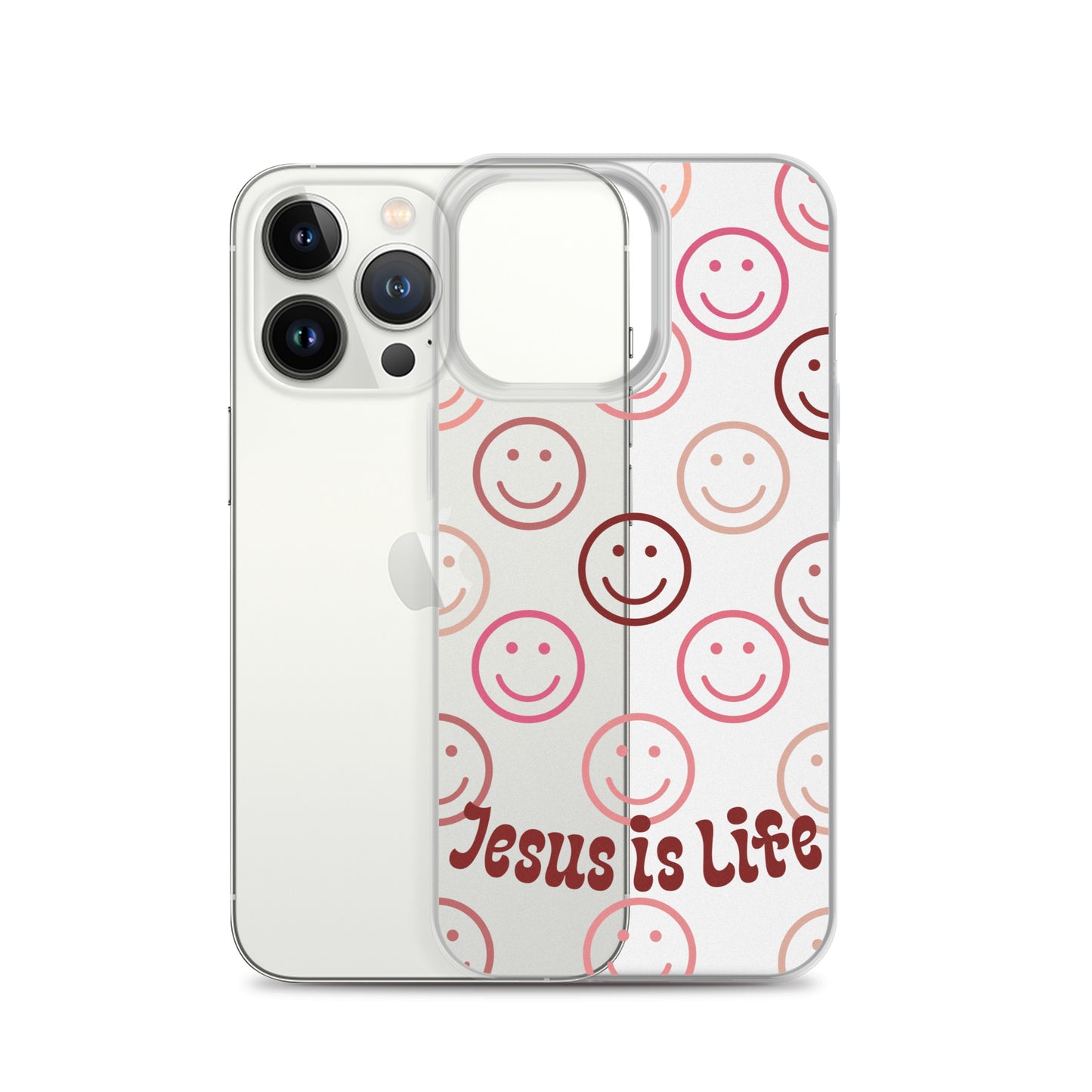 Jesus is Life Smiley Phone Case