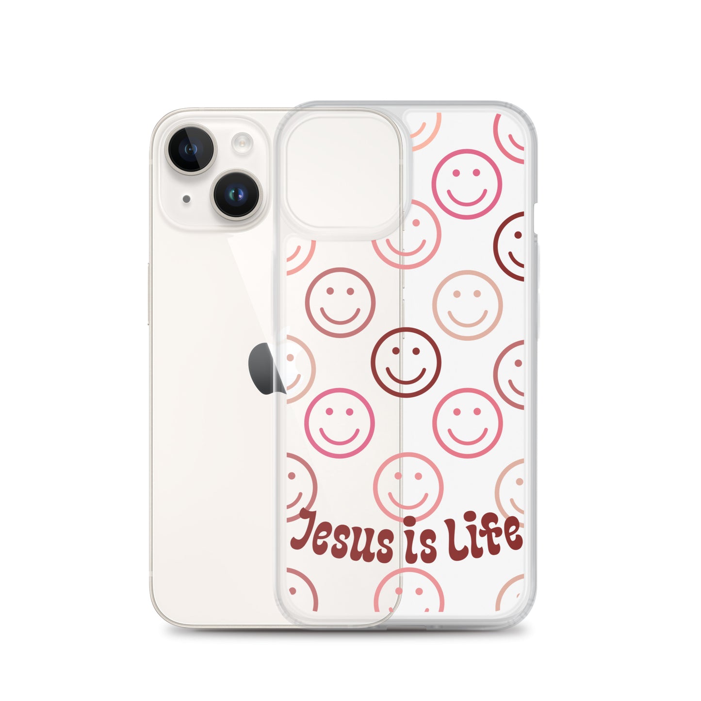 Jesus is Life Smiley Phone Case