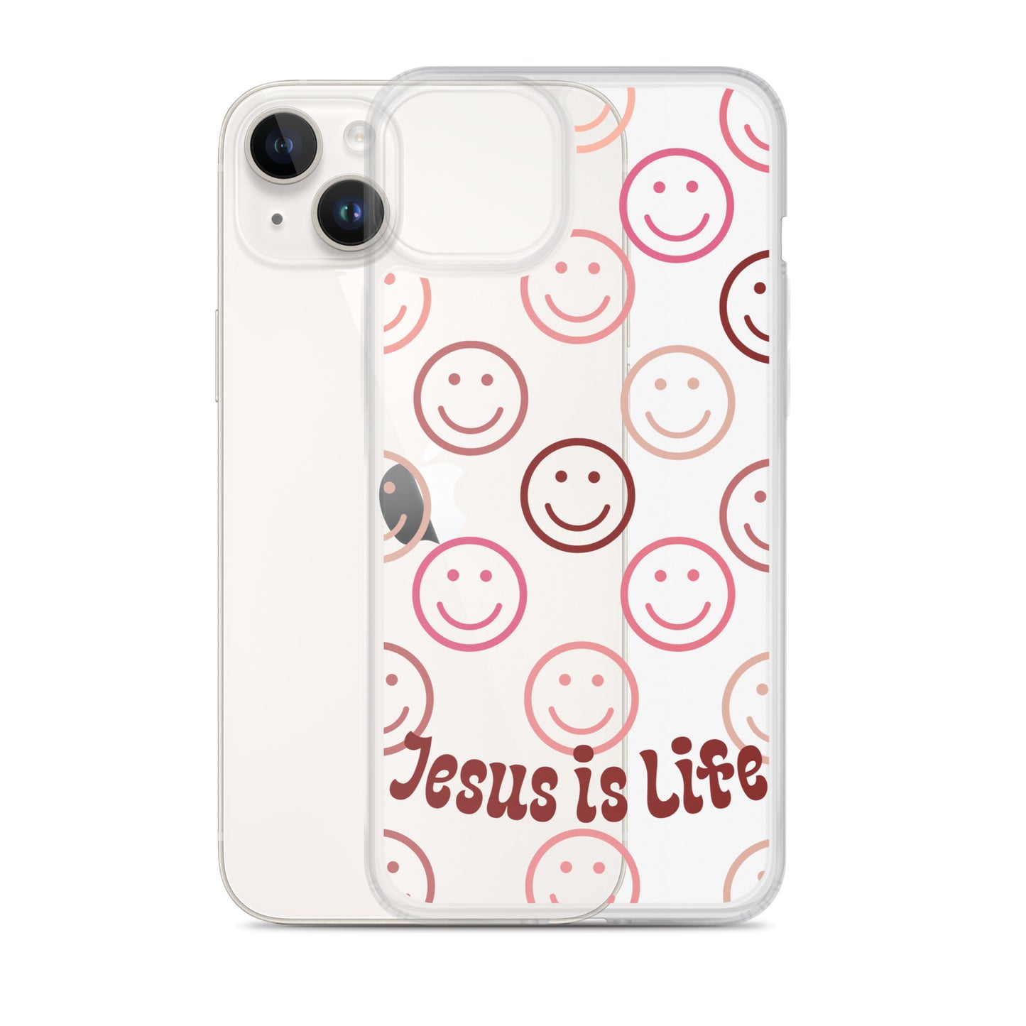 Jesus is Life Smiley Phone Case