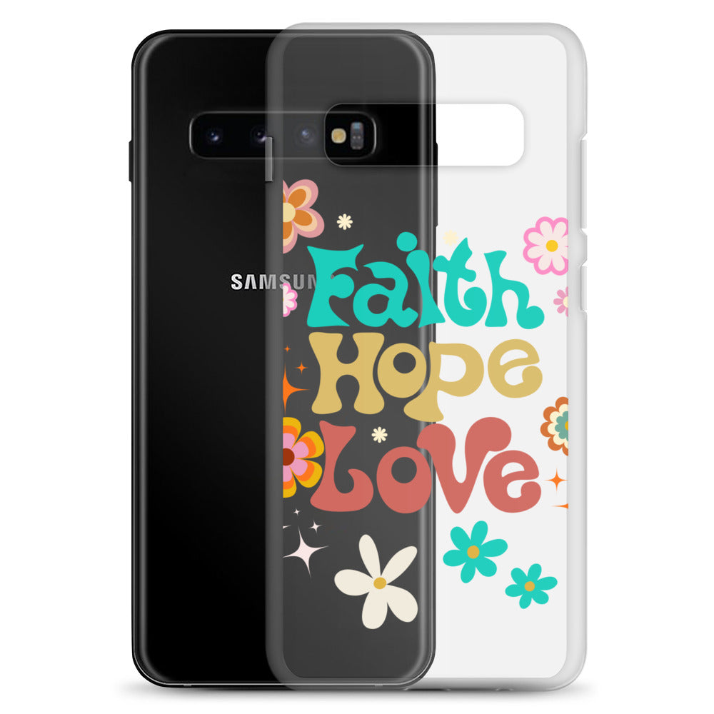 Faith Hope Love Clear Case for Samsung®