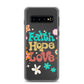 Faith Hope Love Clear Case for Samsung®