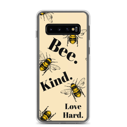Bee Kind. Love Hard Clear Case for Samsung®