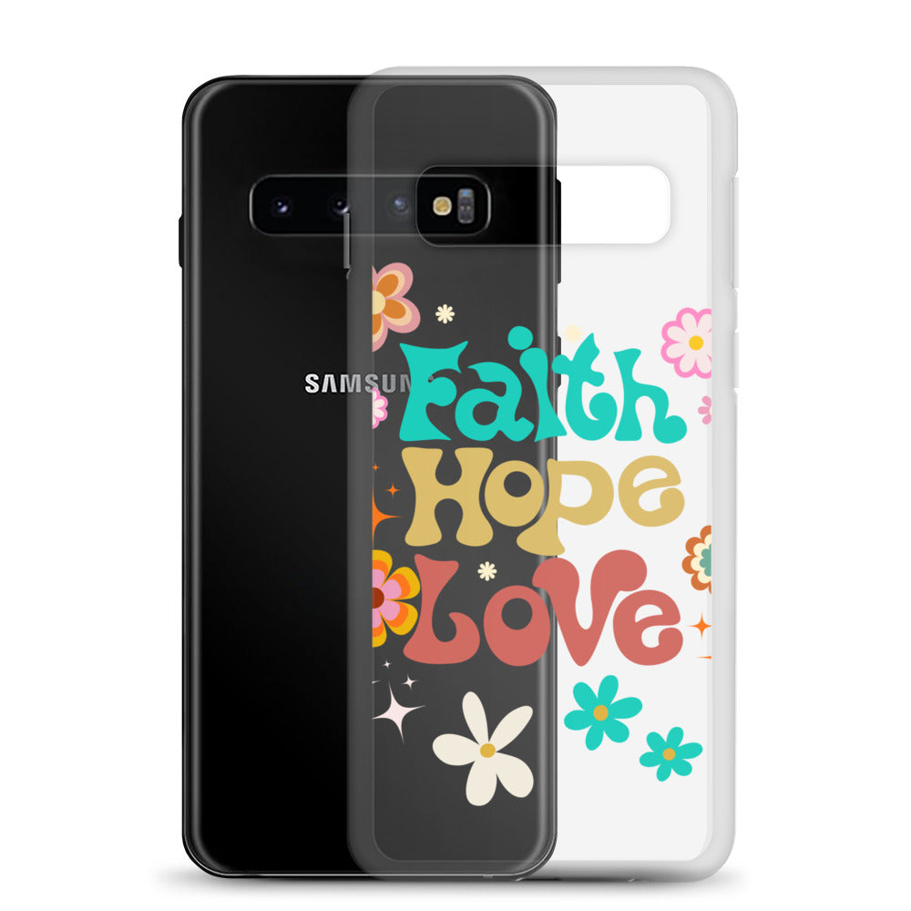 Faith Hope Love Clear Case for Samsung®