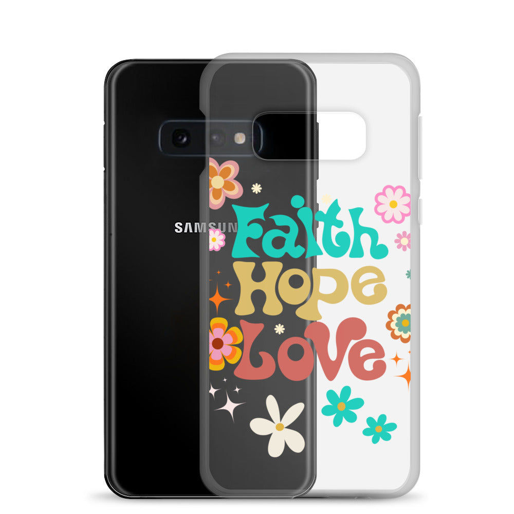Faith Hope Love Clear Case for Samsung®