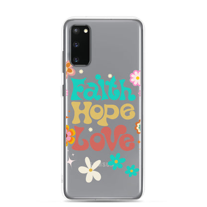 Faith Hope Love Clear Case for Samsung®