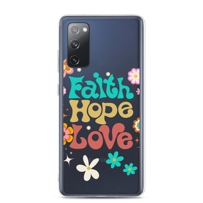 Faith Hope Love Clear Case for Samsung®