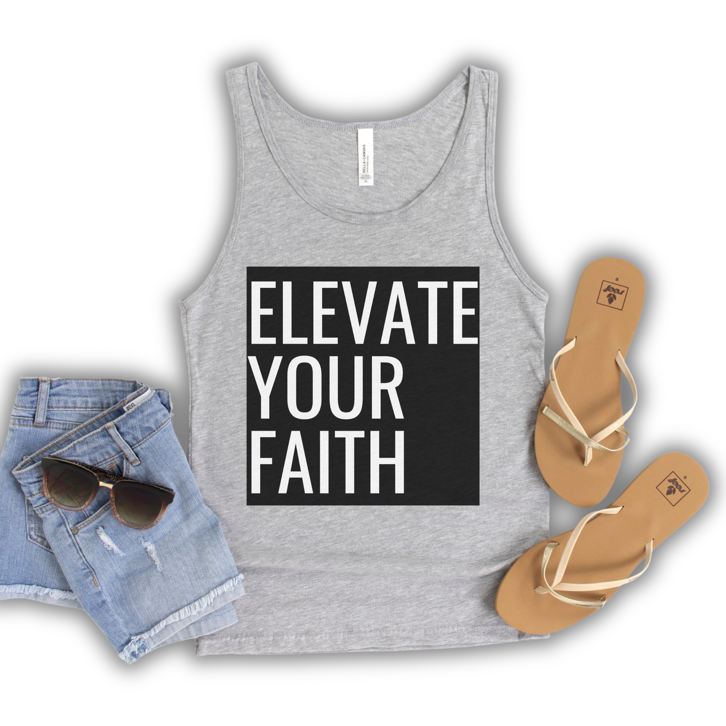 Elevate Your Faith Unisex Jersey Tank