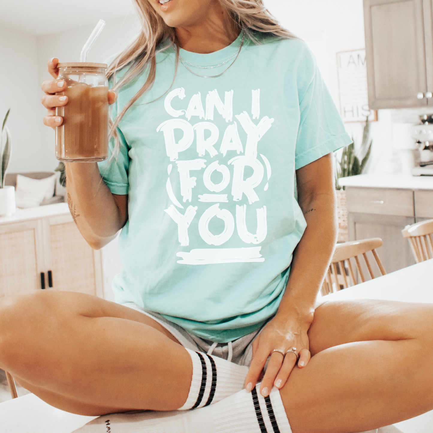 Can I Pray for You Unisex Garment-Dyed T-shirt
