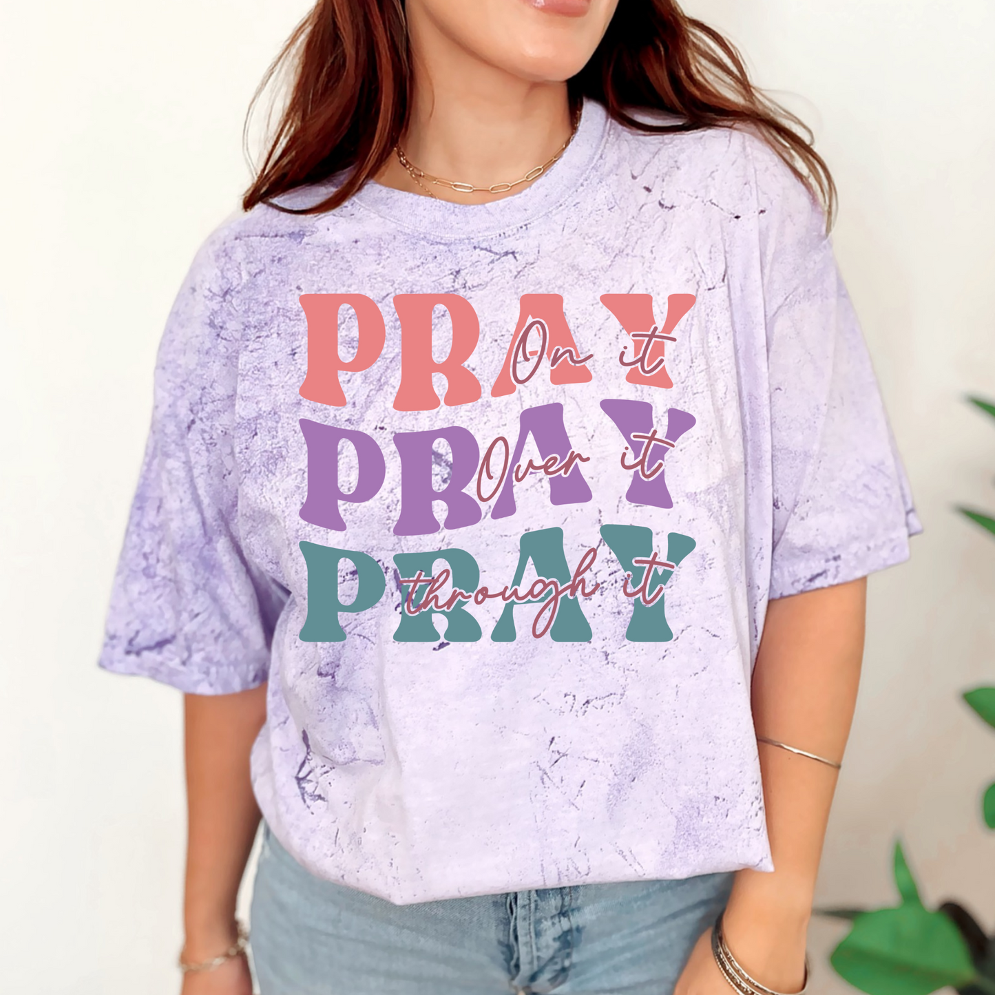 Pray x 3 Unisex Color Blast T-Shirt