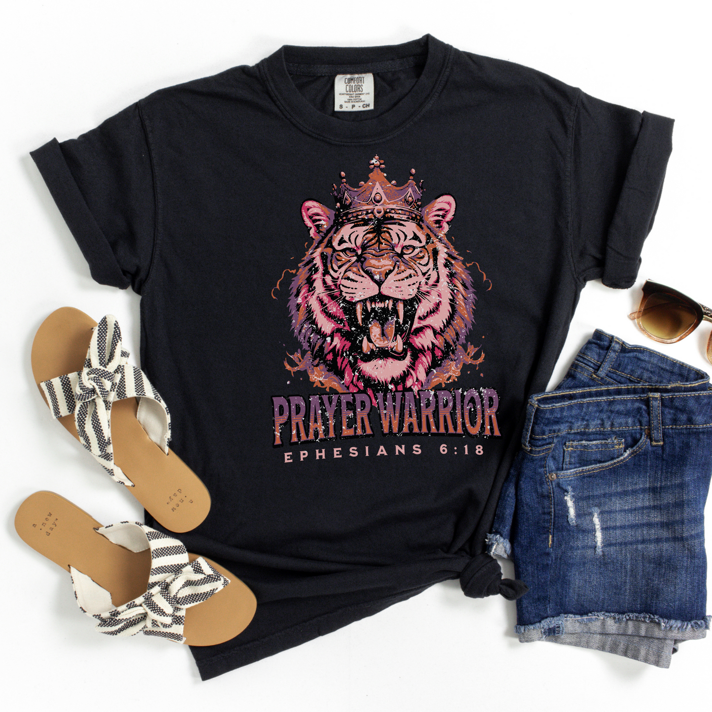 Prayer Warrior Unisex garment-dyed heavyweight t-shirt