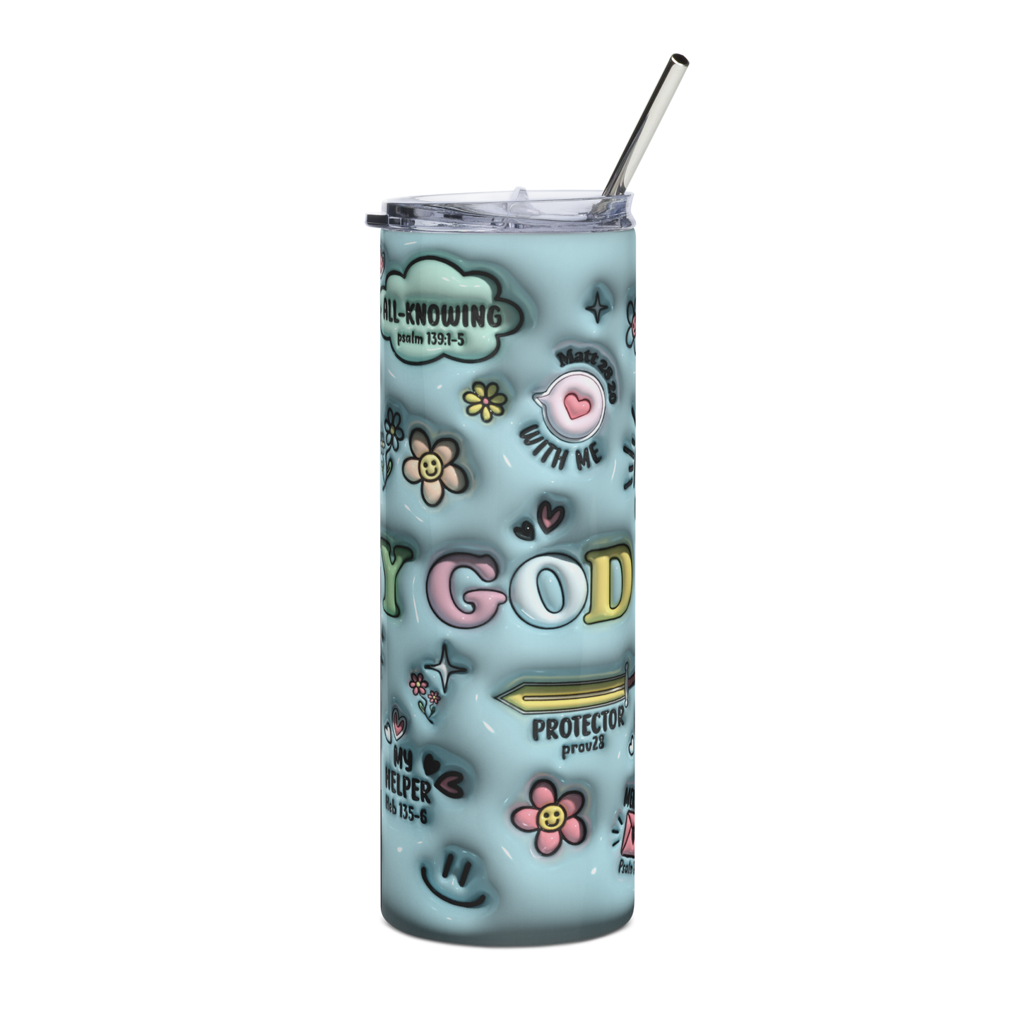 My God Is Stainless steel tumbler