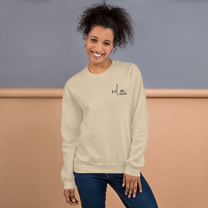 Relax, God's Got this Embroidered Unisex Sweatshirt