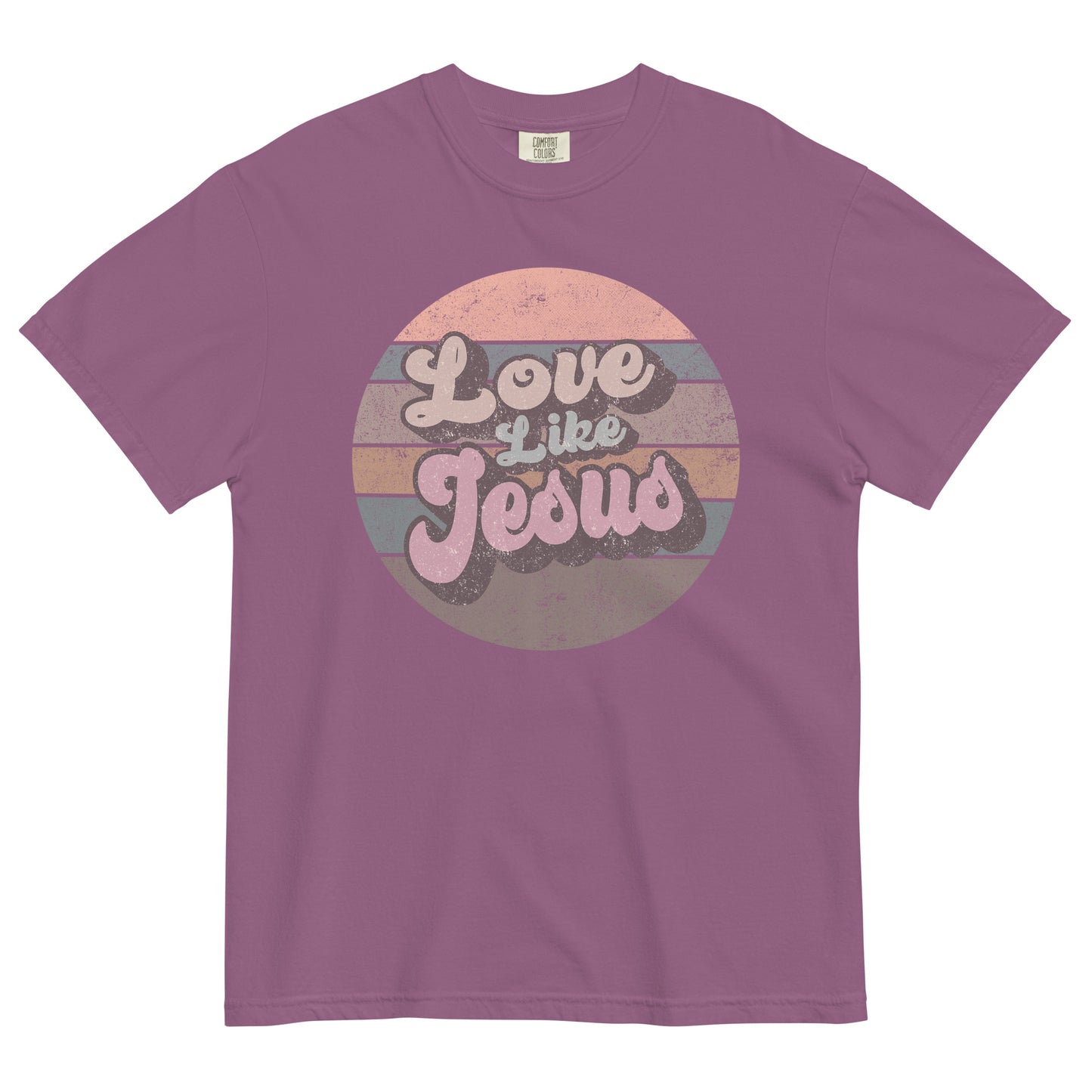 Love like Jesus Unisex garment-dyed heavyweight t-shirt