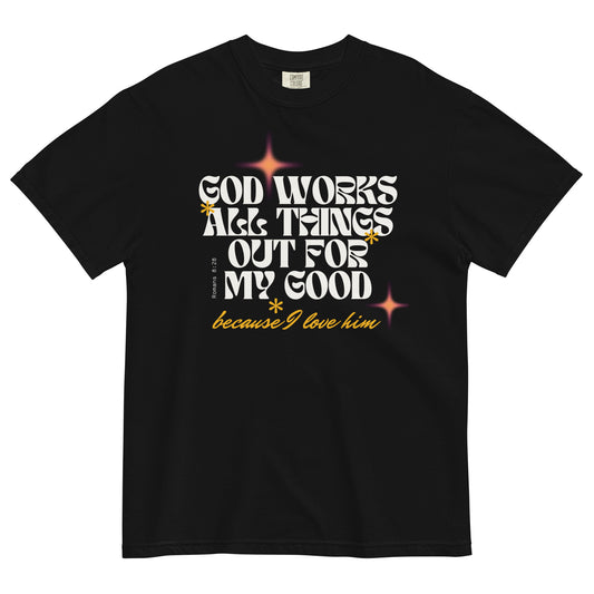God Works Unisex garment-dyed heavyweight t-shirt