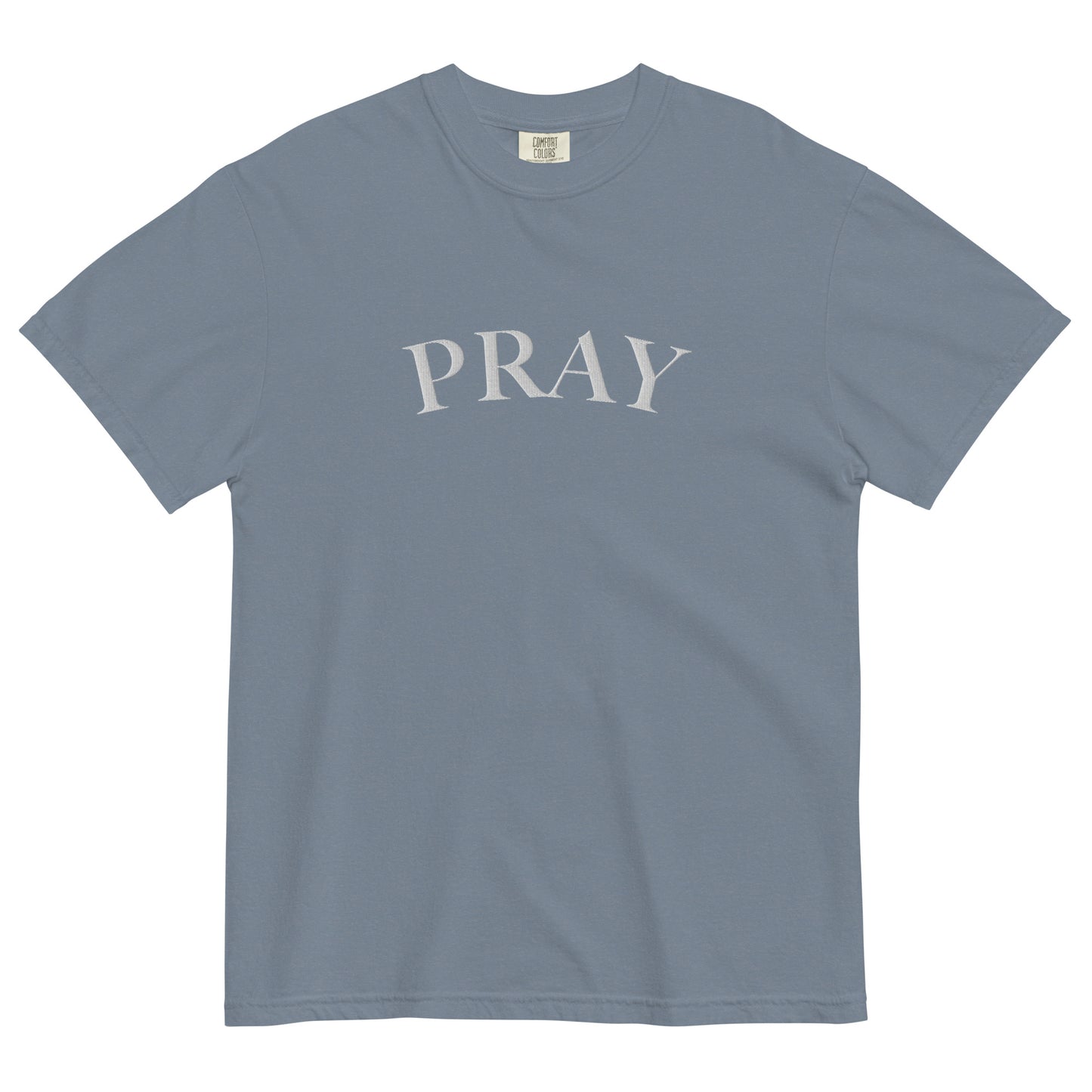 PRAY Unisex garment-dyed heavyweight t-shirt