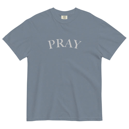 PRAY Unisex garment-dyed heavyweight t-shirt