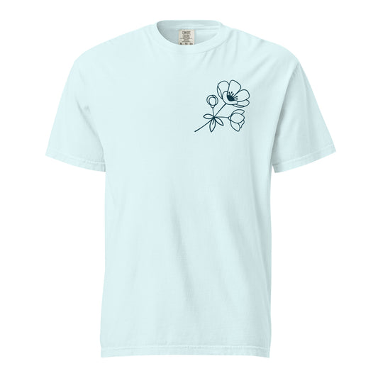 Running on Faith Unisex garment-dyed heavyweight t-shirt