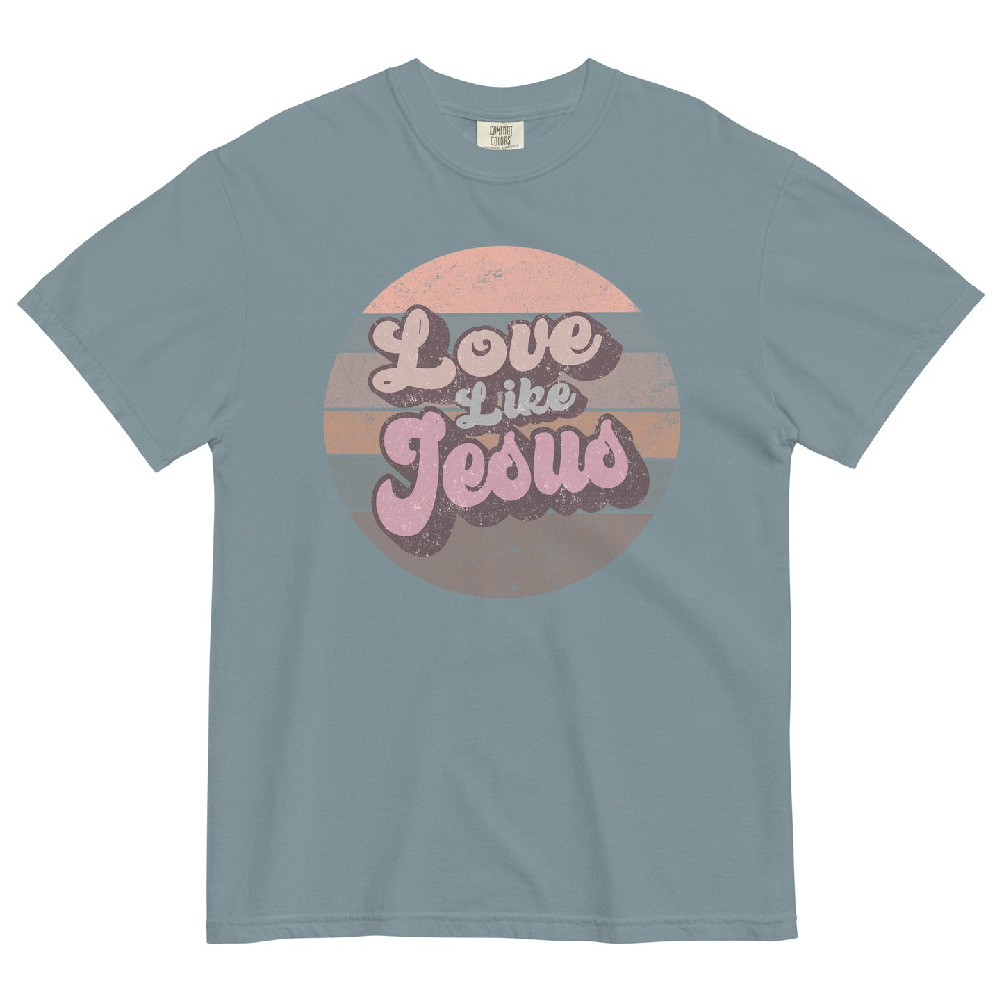 Love like Jesus Unisex garment-dyed heavyweight t-shirt