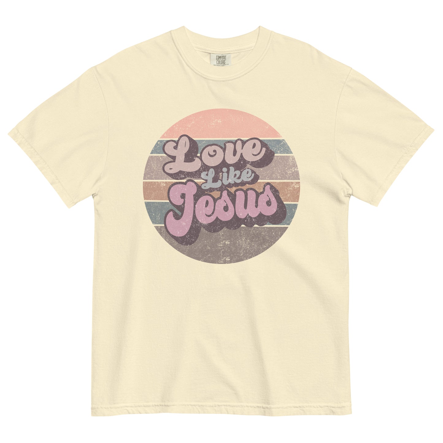 Love like Jesus Unisex garment-dyed heavyweight t-shirt