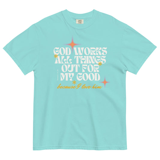 God Works Unisex garment-dyed heavyweight t-shirt