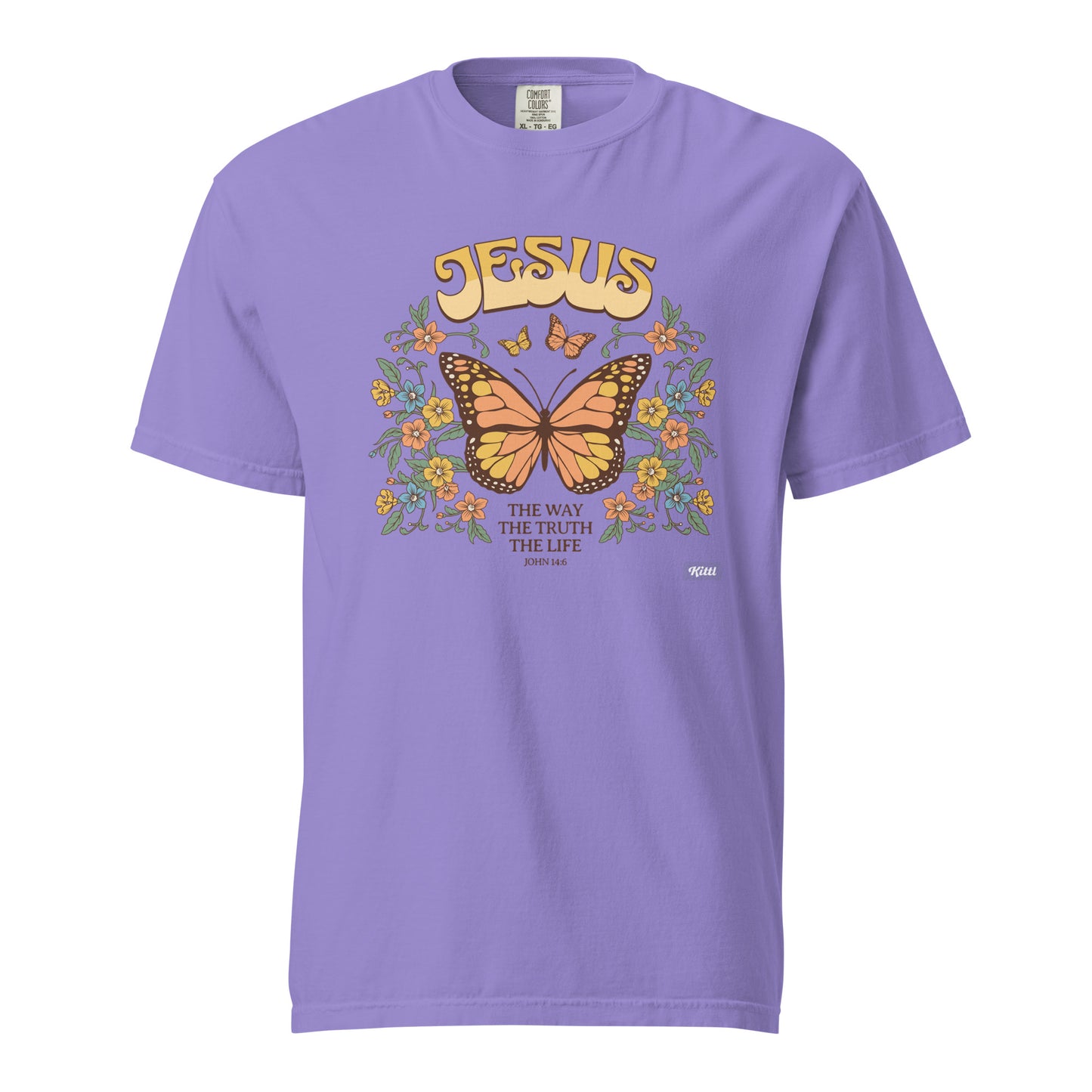Jesus The Way... Unisex garment-dyed heavyweight t-shirt