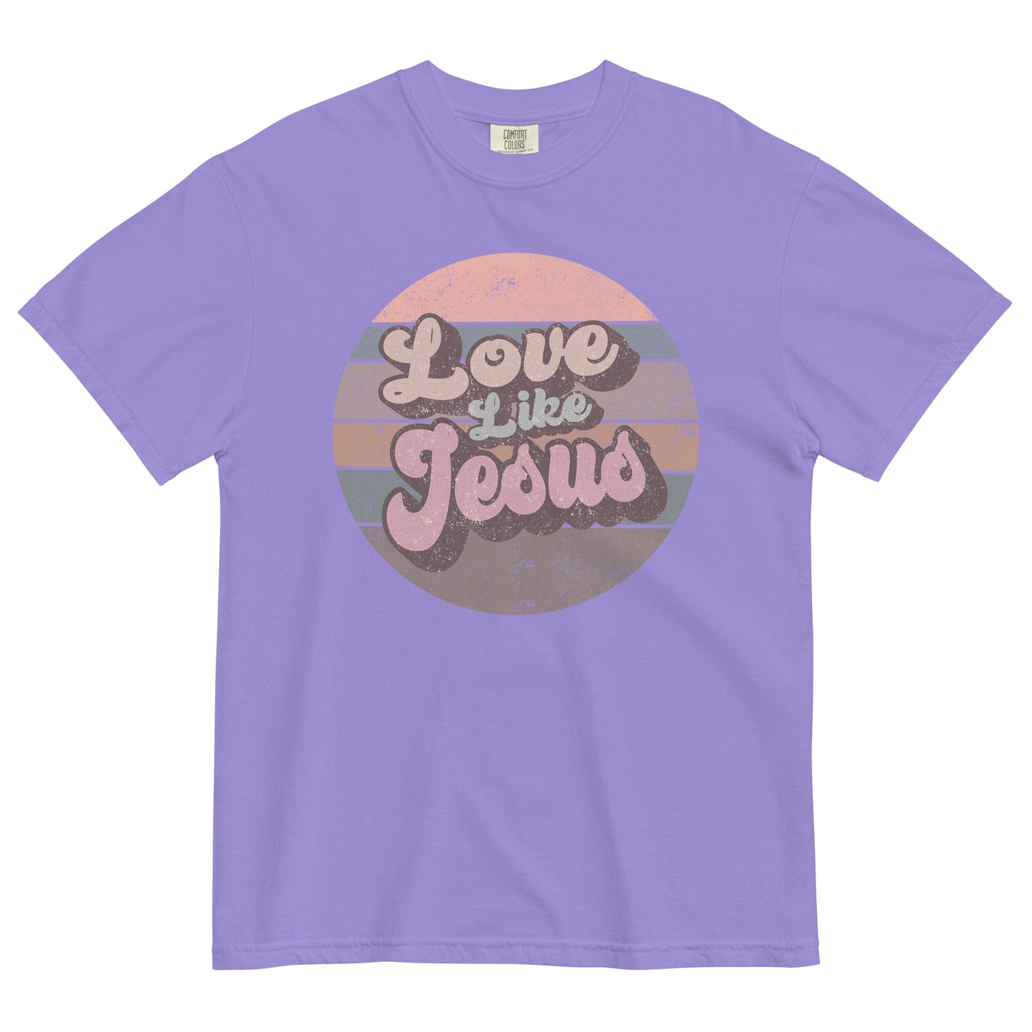 Love like Jesus Unisex garment-dyed heavyweight t-shirt