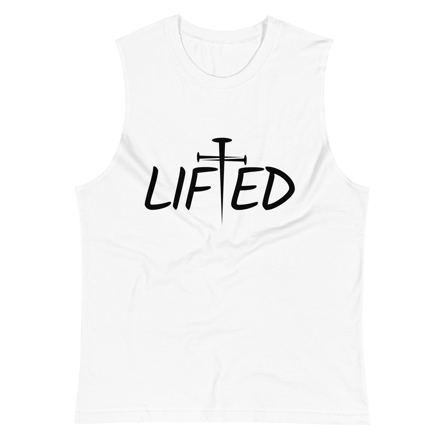 Lifted Muscle Shirt White