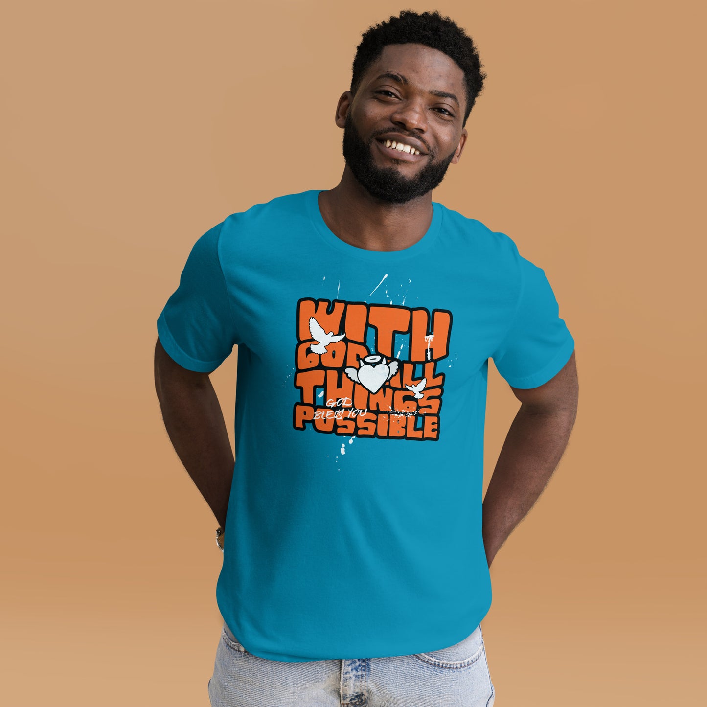 With God All Things Unisex t-shirt