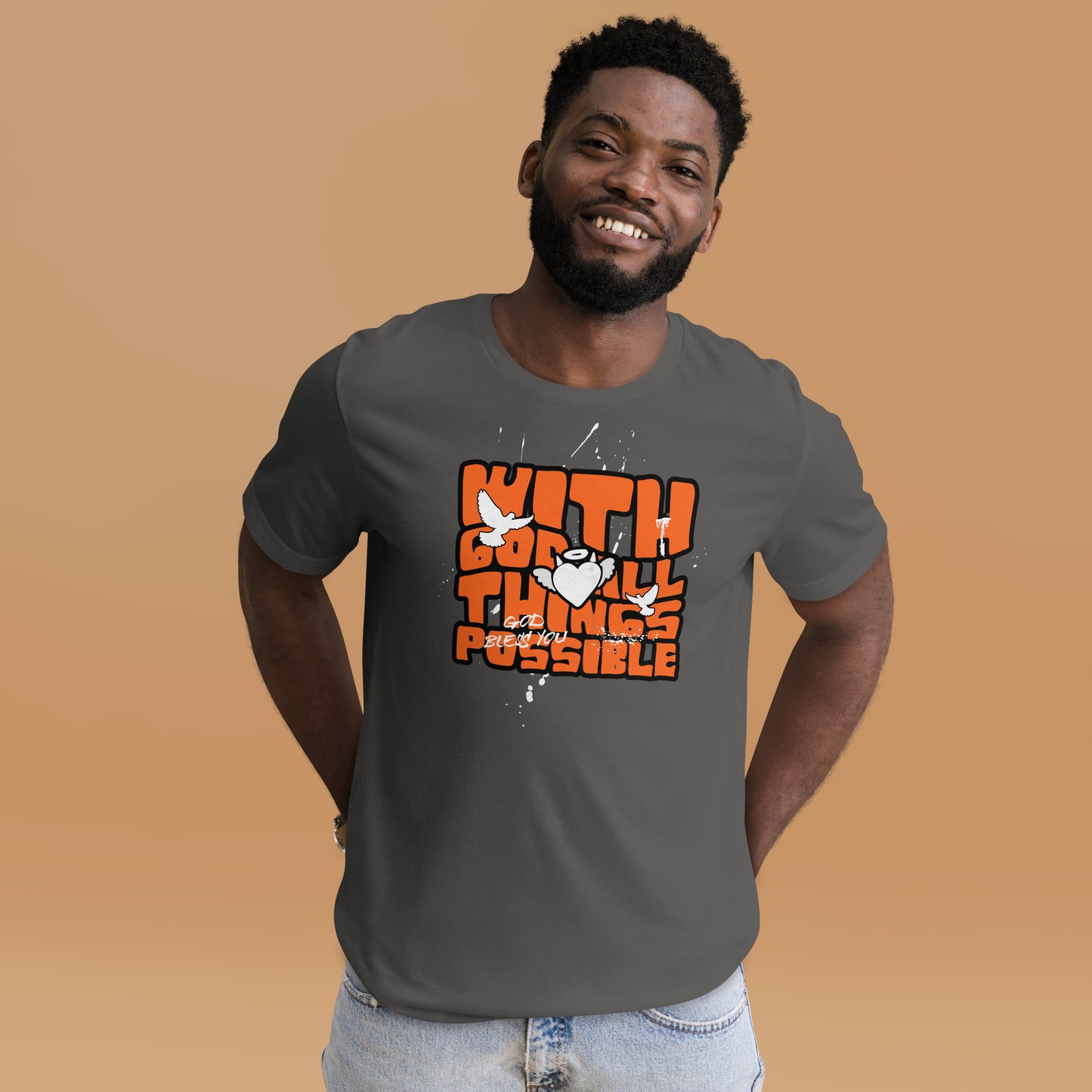 With God All Things Unisex t-shirt