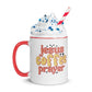 Jesus Coffee Prayer Mug with Color Inside