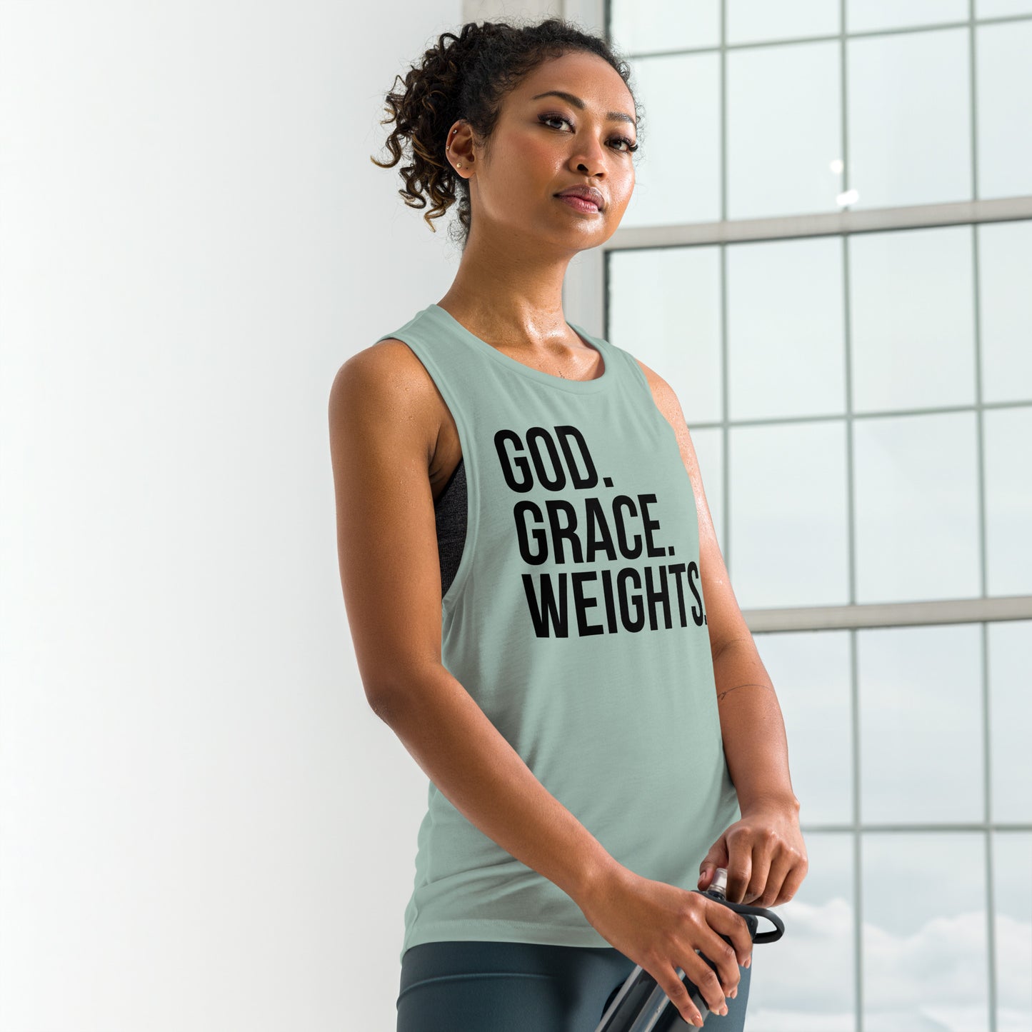 God Grace Weights Ladies’ Muscle Tank