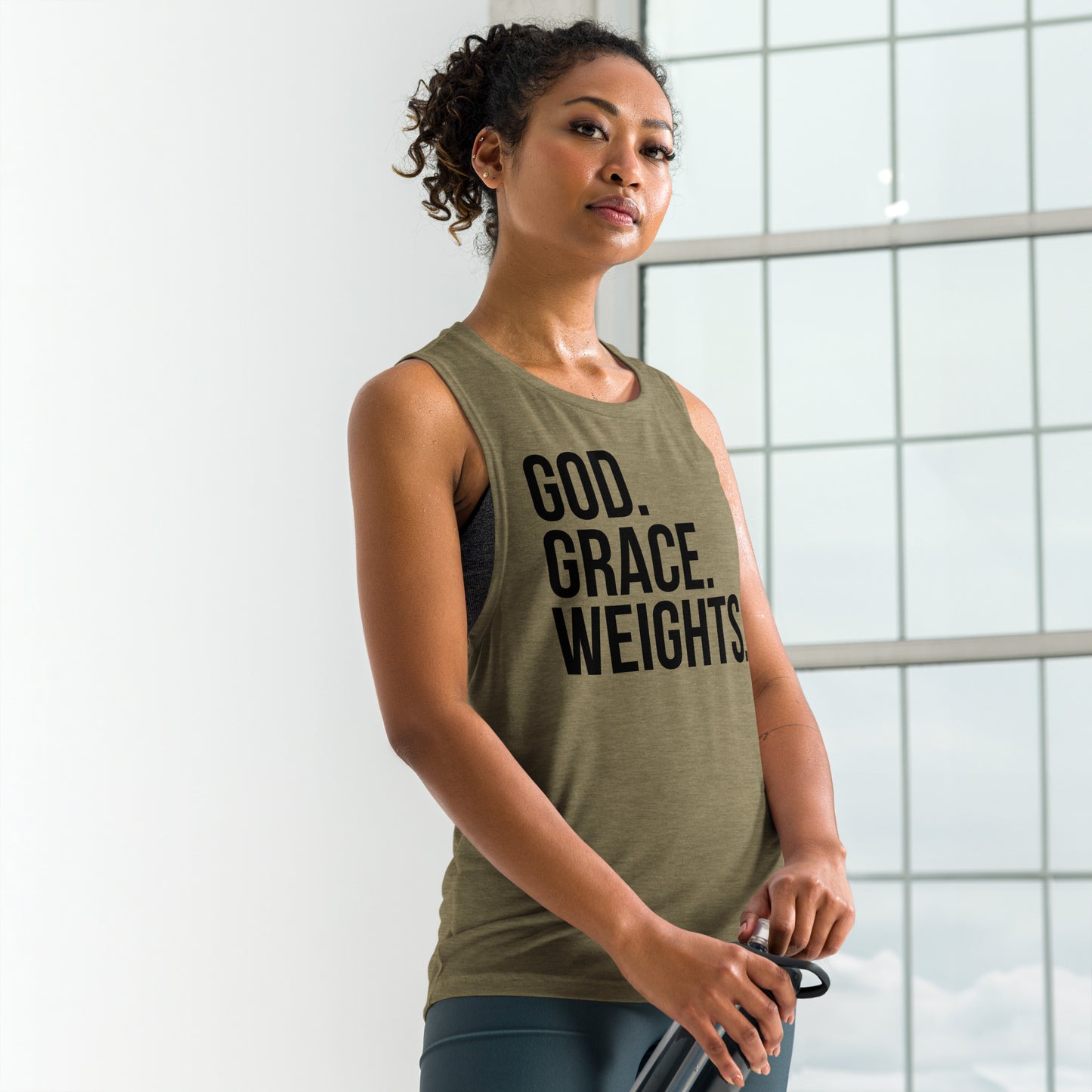 God Grace Weights Ladies’ Muscle Tank