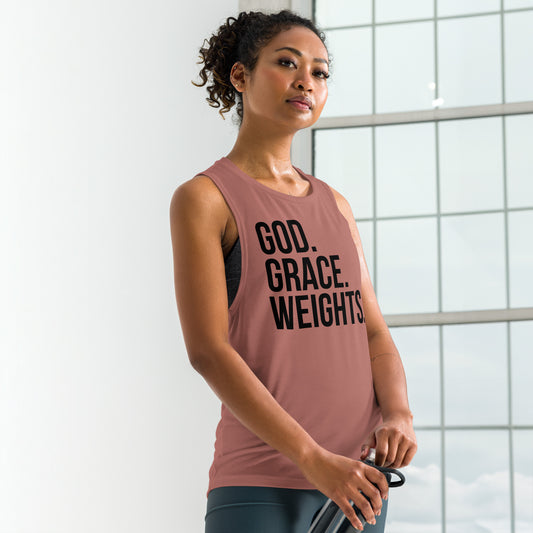God Grace Weights Ladies’ Muscle Tank