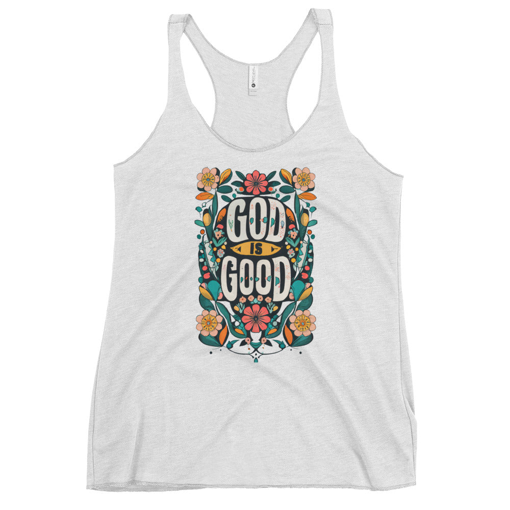 God is Good Women's Racerback Tank